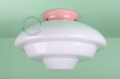 Różowa porcelanowa lampa Art Deco Chaella Zangra różne warianty 