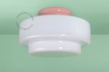 Różowa porcelanowa lampa Art Deco Chaella Zangra różne warianty 