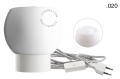 Biała lampa porcelanowa ścienna lub stołowa ze szklanym kloszem - Ø 10 cm light.095.w.063.glass004 Zangra różne warianty