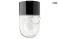 Lampa czarna porcelana ze szklanym kloszem light.005.c.b.glass001 Zangra różne warianty 