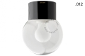 Lampa czarna porcelana ze szklanym kloszem light.005.c.b.glass001 Zangra różne warianty 