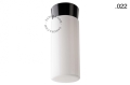 Lampa czarna lampa ścienna lub sufitowa ze szklanym kloszem - Ø 11 cm light.072.c.b.glass004 Zangra różne warianty 