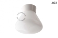 Lampa biała lampa ścienna lub sufitowa ze szklanym kloszem - Ø 11 cm light.072.c.w.glass004 Zangra różne warianty