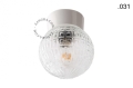 Lampa biała lampa ścienna lub sufitowa ze szklanym kloszem - Ø 11 cm light.072.c.w.glass004 Zangra różne warianty