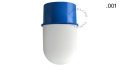 Lampa niebieska lampa ścienna lub sufitowa - szklany klosz - Ø 8 cm light.131.bl.glass001 Zangra różne warianty 