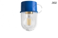 Lampa niebieska lampa ścienna lub sufitowa - szklany klosz - Ø 8 cm light.131.bl.glass001 Zangra różne warianty 