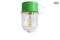 Lampa zielona lampa ścienna lub sufitowa - szklany klosz - Ø 8 cm light.131.gr.glass001 Zangra różne warianty
