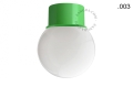 Lampa zielona lampa ścienna lub sufitowa - szklany klosz - Ø 8 cm light.131.gr.glass001 Zangra różne warianty