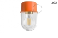 Lampa pomarańczowa lampa ścienna lub sufitowa - szklany klosz - Ø 8 cm light.131.o.glass001 Zangra różne warianty 