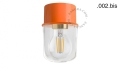 Lampa pomarańczowa lampa ścienna lub sufitowa - szklany klosz - Ø 8 cm light.131.o.glass001 Zangra różne warianty 