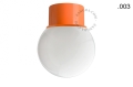 Lampa pomarańczowa lampa ścienna lub sufitowa - szklany klosz - Ø 8 cm light.131.o.glass001 Zangra różne warianty 