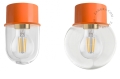 Lampa pomarańczowa lampa ścienna lub sufitowa - szklany klosz - Ø 8 cm light.131.o.glass001 Zangra różne warianty 