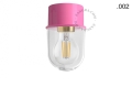Lampa różowa lampa ścienna lub sufitowa - szklany klosz - Ø 8 cm light.131.p.glass001 Zangra różne warianty