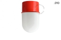 Lampa czerwona lampa ścienna lub sufitowa - szklany klosz - Ø 8 cm light.131.r.glass001 Zangra różne warianty 