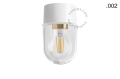Lampa biała lampa ścienna lub sufitowa - szklany klosz - Ø 8 cm light.131.w.glass001 Zangra różne warianty  