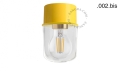 Lampa żółta lampa ścienna lub sufitowa - szklany klosz - Ø 8 cm light.131.y.glass001 Zangra różne warianty   