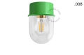 Lampa zielona lampa ścienna lub sufitowa - szklany klosz - Ø 10 cm light.167.gr.glass004 Zangra różne warianty  