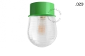 Lampa zielona lampa ścienna lub sufitowa - szklany klosz - Ø 10 cm light.167.gr.glass004 Zangra różne warianty  