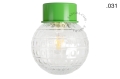 Lampa zielona lampa ścienna lub sufitowa - szklany klosz - Ø 10 cm light.167.gr.glass004 Zangra różne warianty  