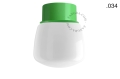 Lampa zielona lampa ścienna lub sufitowa - szklany klosz - Ø 10 cm light.167.gr.glass004 Zangra różne warianty  