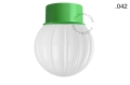 Lampa zielona lampa ścienna lub sufitowa - szklany klosz - Ø 10 cm light.167.gr.glass004 Zangra różne warianty  