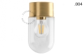 Lampa lampa z mosiądzu ze szklanym kloszem - Ø 10 cm light.167.go.glass004 Zangra różne warianty