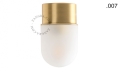 Lampa lampa z mosiądzu ze szklanym kloszem - Ø 10 cm light.167.go.glass004 Zangra różne warianty