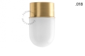 Lampa lampa z mosiądzu ze szklanym kloszem - Ø 10 cm light.167.go.glass004 Zangra różne warianty