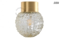 Lampa lampa z mosiądzu ze szklanym kloszem - Ø 10 cm light.167.go.glass004 Zangra różne warianty