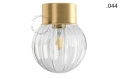 Lampa lampa z mosiądzu ze szklanym kloszem - Ø 10 cm light.167.go.glass004 Zangra różne warianty