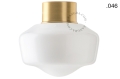 Lampa lampa z mosiądzu ze szklanym kloszem - Ø 10 cm light.167.go.glass004 Zangra różne warianty