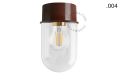 Lampa brązowa lampa ścienna lub sufitowa - szklany klosz - Ø 10 light.167.br.glass004 Zangra różne warianty 