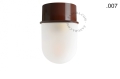 Lampa brązowa lampa ścienna lub sufitowa - szklany klosz - Ø 10 light.167.br.glass004 Zangra różne warianty 