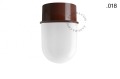 Lampa brązowa lampa ścienna lub sufitowa - szklany klosz - Ø 10 light.167.br.glass004 Zangra różne warianty 