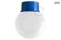 Lampa niebieska lampa ścienna lub sufitowa - szklany klosz - Ø 10 light.167.bl.glass004 Zangra różne warianty 