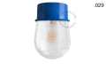 Lampa niebieska lampa ścienna lub sufitowa - szklany klosz - Ø 10 light.167.bl.glass004 Zangra różne warianty 
