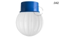 Lampa niebieska lampa ścienna lub sufitowa - szklany klosz - Ø 10 light.167.bl.glass004 Zangra różne warianty 