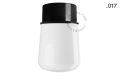 Lampa czarna lampa ścienna lub sufitowa - szklany klosz - Ø 10 light.167.b.glass004 Zangra różne warianty  