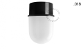 Lampa czarna lampa ścienna lub sufitowa - szklany klosz - Ø 10 light.167.b.glass004 Zangra różne warianty  
