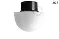 Lampa czarna lampa ścienna lub sufitowa - szklany klosz - Ø 10 light.167.b.glass004 Zangra różne warianty  