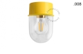 Lampa ścienna lub sufitowa żółta - szklany klosz - Ø 10cm light.167.y.glass004 Zangra różne warianty 