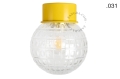 Lampa ścienna lub sufitowa żółta - szklany klosz - Ø 10cm light.167.y.glass004 Zangra różne warianty 