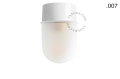 Lampa ścienna lub sufitowa biała - szklany klosz - Ø 10 cm light.167.w.glass004 Zangra różne warianty 
