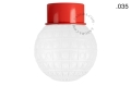Lampa czerwona lampa ścienna lub sufitowa - szklany klosz - Ø 10 cm light.167.r.glass004 Zangra różne warianty 