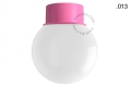 Różowa lampa ścienna lub sufitowa - szklany klosz - Ø 10 cm light.167.p.glass004 Zangra różne warianty 