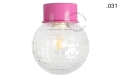 Różowa lampa ścienna lub sufitowa - szklany klosz - Ø 10 cm light.167.p.glass004 Zangra różne warianty 