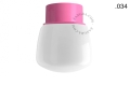 Różowa lampa ścienna lub sufitowa - szklany klosz - Ø 10 cm light.167.p.glass004 Zangra różne warianty 