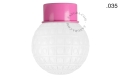 Różowa lampa ścienna lub sufitowa - szklany klosz - Ø 10 cm light.167.p.glass004 Zangra różne warianty 