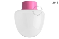 Różowa lampa ścienna lub sufitowa - szklany klosz - Ø 10 cm light.167.p.glass004 Zangra różne warianty 