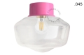 Różowa lampa ścienna lub sufitowa - szklany klosz - Ø 10 cm light.167.p.glass004 Zangra różne warianty 